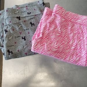 2 pairs of lounge/pajama pants
